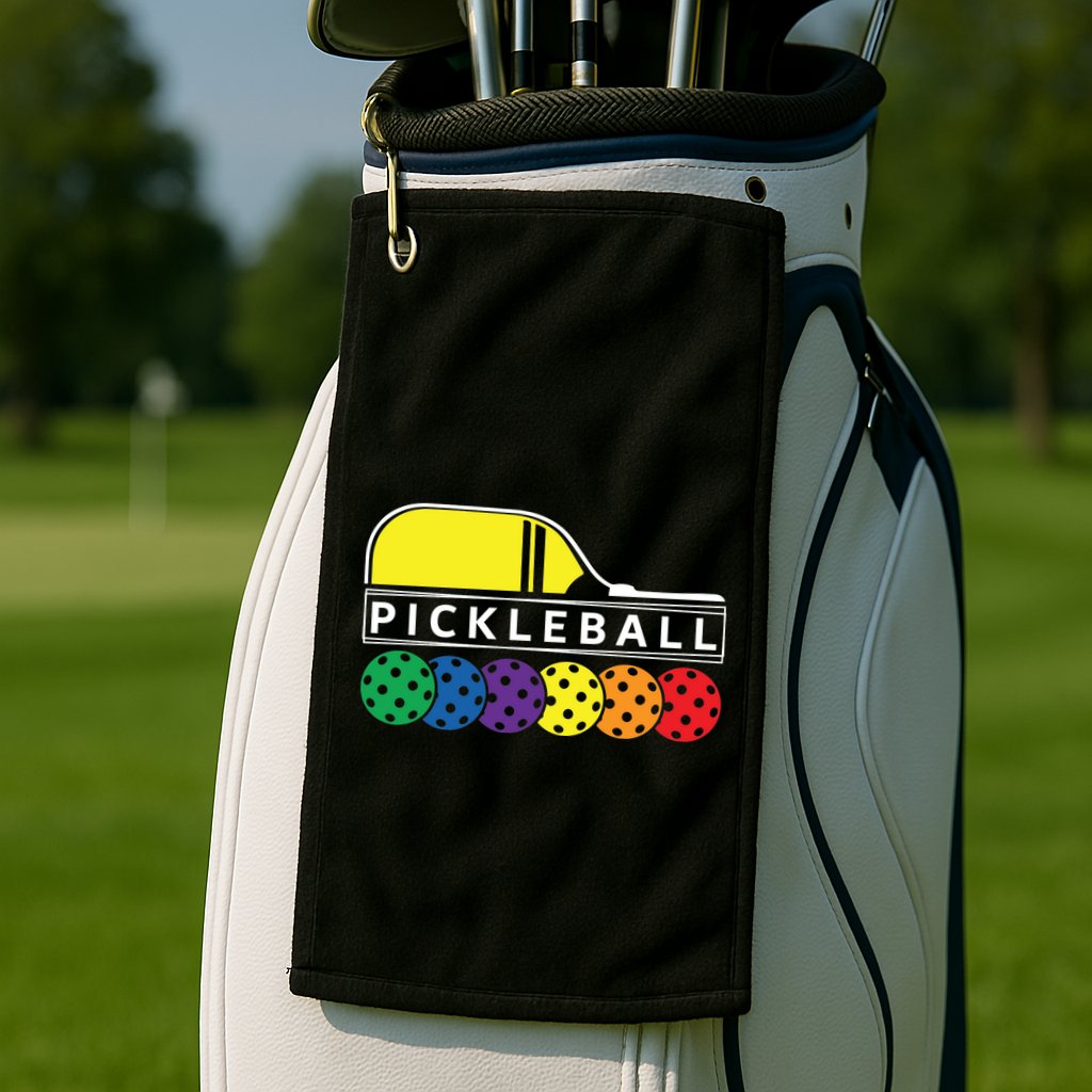 Classic Pickleball Golf Towel