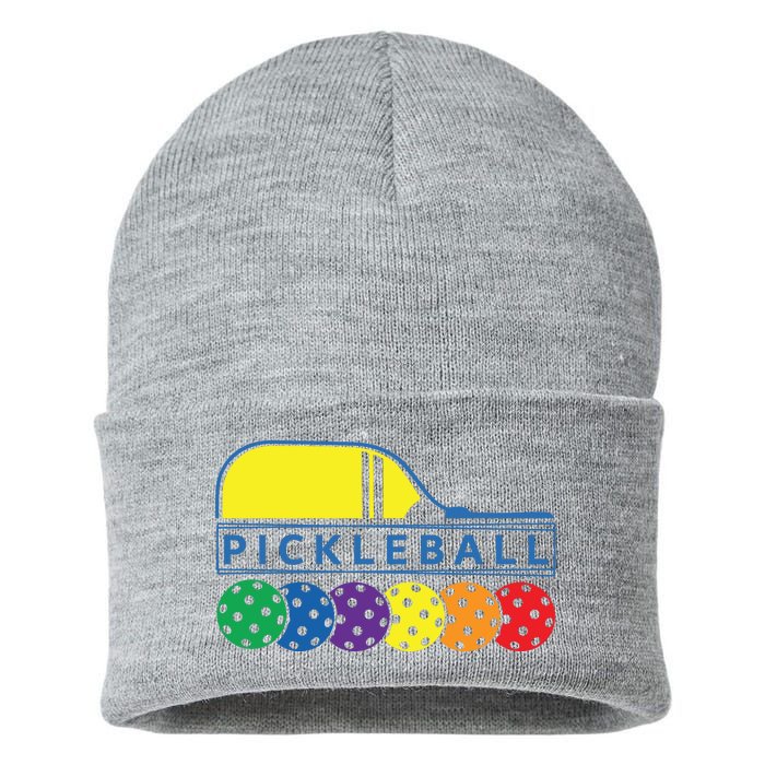 Classic Pickleball Sustainable Knit Beanie