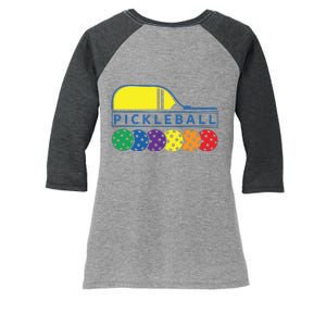 Classic Pickleball Women's Tri-Blend 3/4-Sleeve Raglan Shirt