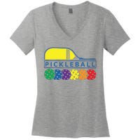 Classic Pickleball Women's V-Neck T-Shirt