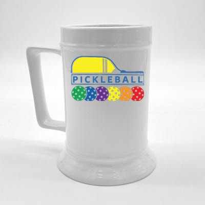 Classic Pickleball Beer Stein