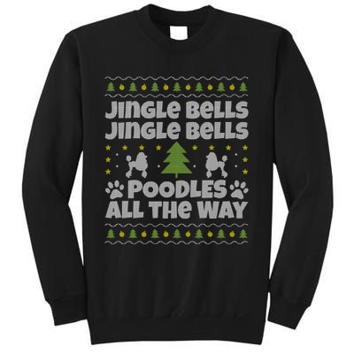 Christmas Poodle Cool Gift Sweatshirt