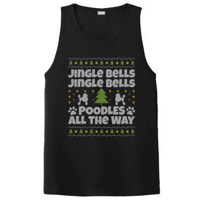 Christmas Poodle Cool Gift PosiCharge Competitor Tank