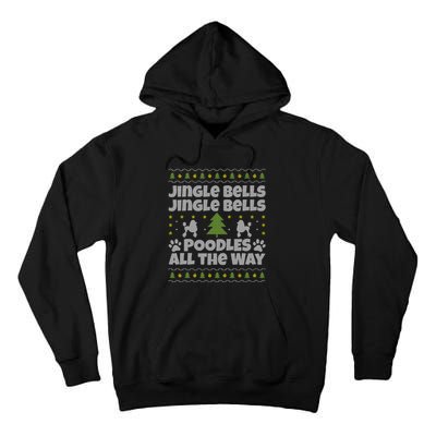 Christmas Poodle Cool Gift Tall Hoodie