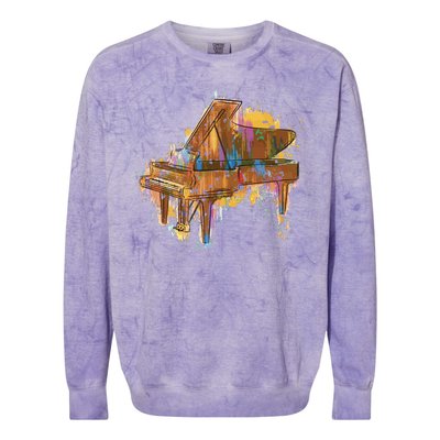 Colorful Piano Colorblast Crewneck Sweatshirt