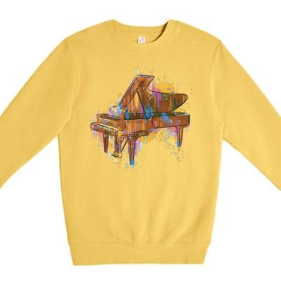 Colorful Piano Premium Crewneck Sweatshirt