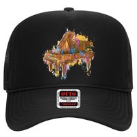 Colorful Piano Trucker Hat
