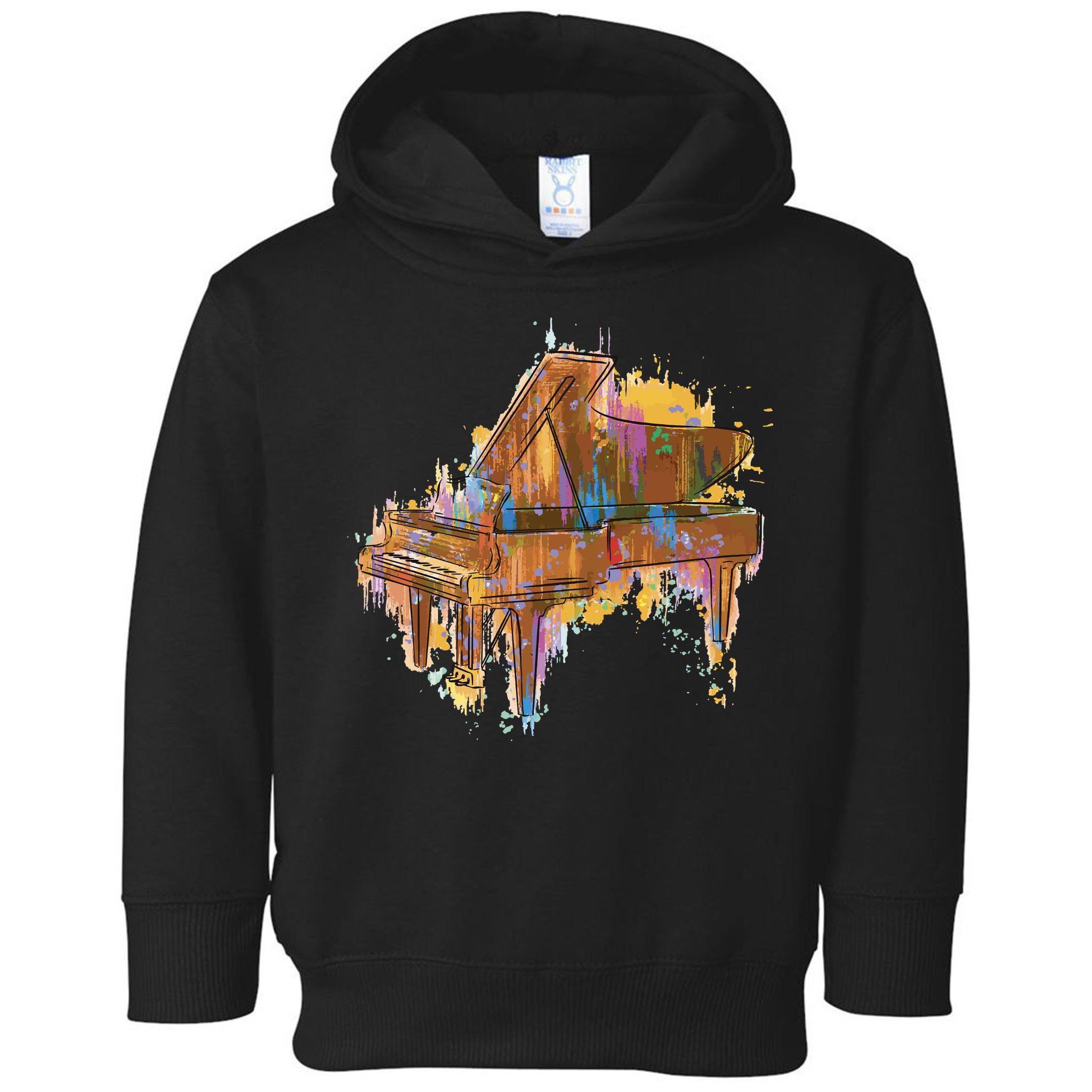 Colorful Piano Toddler Hoodie