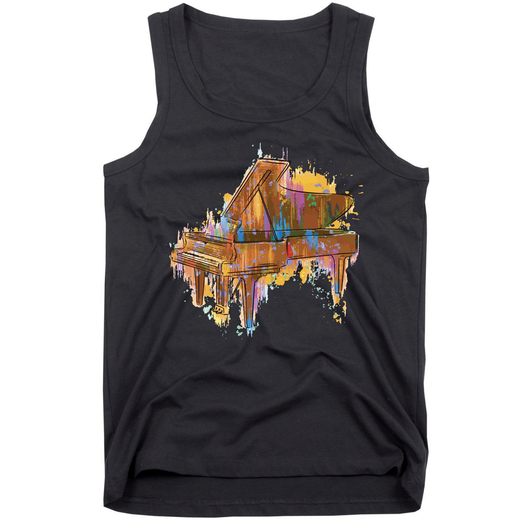Colorful Piano Tank Top