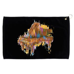 Colorful Piano Grommeted Golf Towel