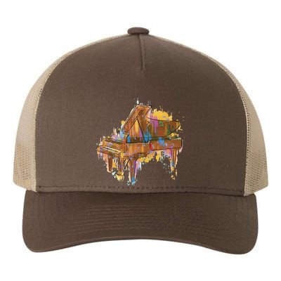 Colorful Piano Yupoong Adult 5-Panel Trucker Hat