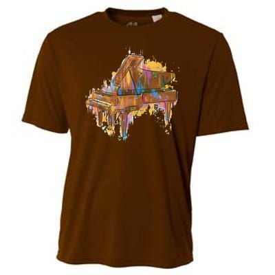 Colorful Piano Cooling Performance Crew T-Shirt