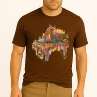 Colorful Piano Performance Shirt