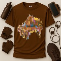 Colorful Piano Performance Shirt