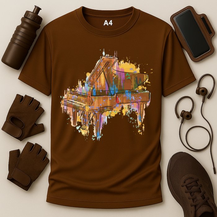 Colorful Piano Performance Shirt