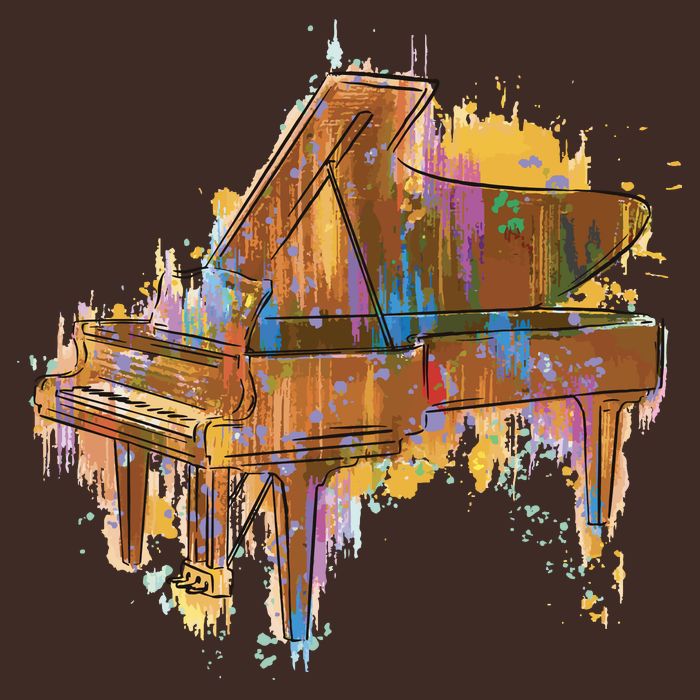 Colorful Piano Beanie