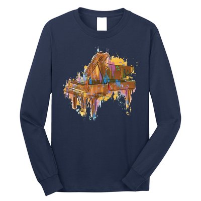 Colorful Piano Long Sleeve Shirt