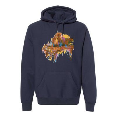 Colorful Piano Premium Hoodie