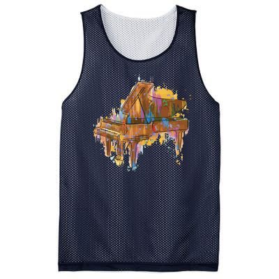 Colorful Piano Mesh Reversible Basketball Jersey Tank