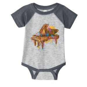 Colorful Piano Infant Baby Jersey Bodysuit