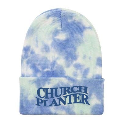 Church Planter Tie Dye 12in Knit Beanie