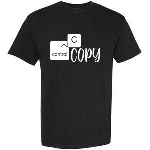 Copy Paste Ctrl C Gift Family Matching Father Daughter Son Gift Garment-Dyed Heavyweight T-Shirt