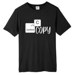 Copy Paste Ctrl C Gift Family Matching Father Daughter Son Gift Tall Fusion ChromaSoft Performance T-Shirt