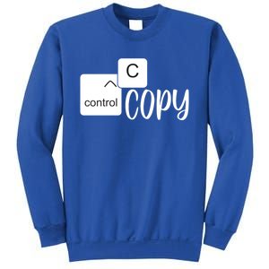 Copy Paste Ctrl C Gift Family Matching Father Daughter Son Gift Sweatshirt