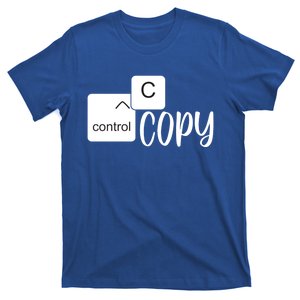 Copy Paste Ctrl C Gift Family Matching Father Daughter Son Gift T-Shirt