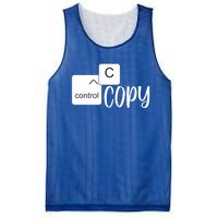 Copy Paste Ctrl C Gift Family Matching Father Daughter Son Gift Mesh Reversible Basketball Jersey Tank