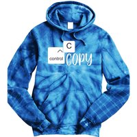 Copy Paste Ctrl C Gift Family Matching Father Daughter Son Gift Tie Dye Hoodie