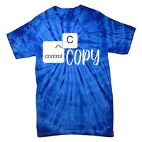 Copy Paste Ctrl C Gift Family Matching Father Daughter Son Gift Tie-Dye T-Shirt