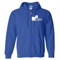 Copy Paste Ctrl C Gift Family Matching Father Daughter Son Gift Full Zip Hoodie