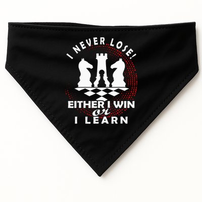 Chess Player Chess Board I Lost Never USA-Made Doggie Bandana