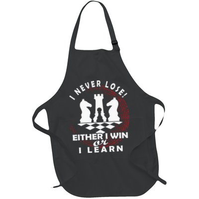 Chess Player Chess Board I Lost Never Apron