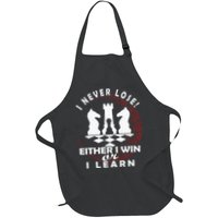 Chess Player Chess Board I Lost Never Apron