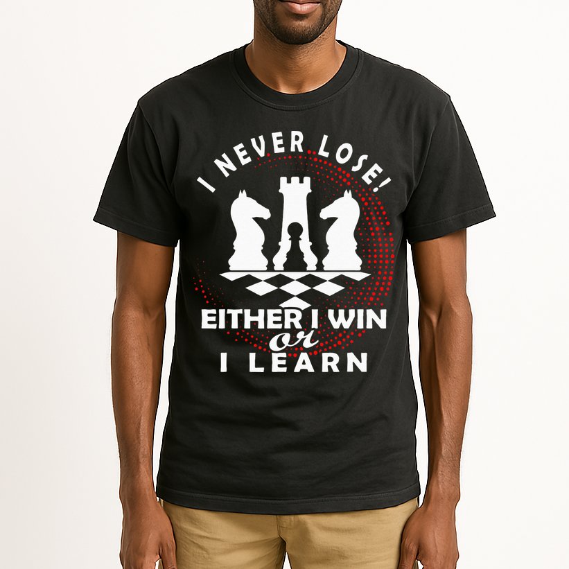 Chess Player Chess Board I Lost Never Tall T-Shirt