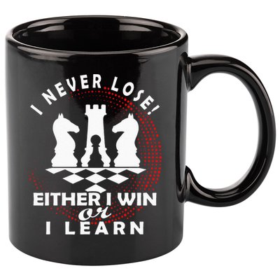 Chess Player Chess Board I Lost Never 11oz C Handle Ceramic Mug