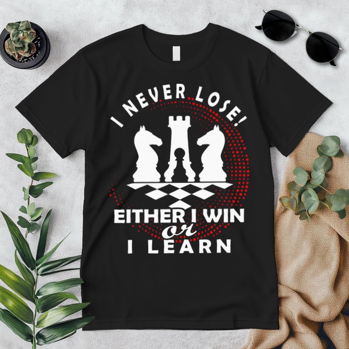 Chess Player Chess Board I Lost Never Premium T-Shirt