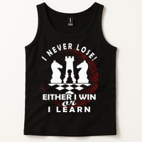 Chess Player Chess Board I Lost Never Tank Top