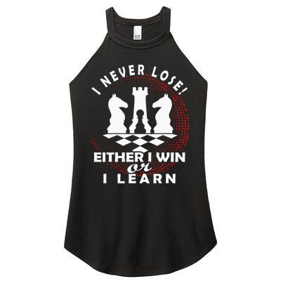 Chess Player Chess Board I Lost Never Women's Perfect Tri Rocker Tank