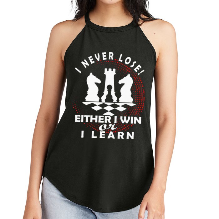Chess Player Chess Board I Lost Never Women's Perfect Tri Rocker Tank