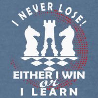 Chess Player Chess Board I Lost Never Garment-Dyed Sweatshirt