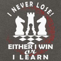Chess Player Chess Board I Lost Never Cotton Canvas Backpack