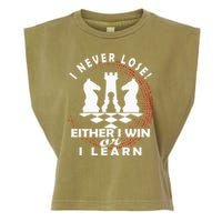 Chess Player Chess Board I Lost Never Garment-Dyed Women's Muscle Tee