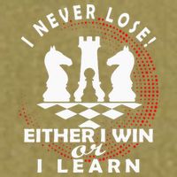 Chess Player Chess Board I Lost Never Garment-Dyed Women's Muscle Tee