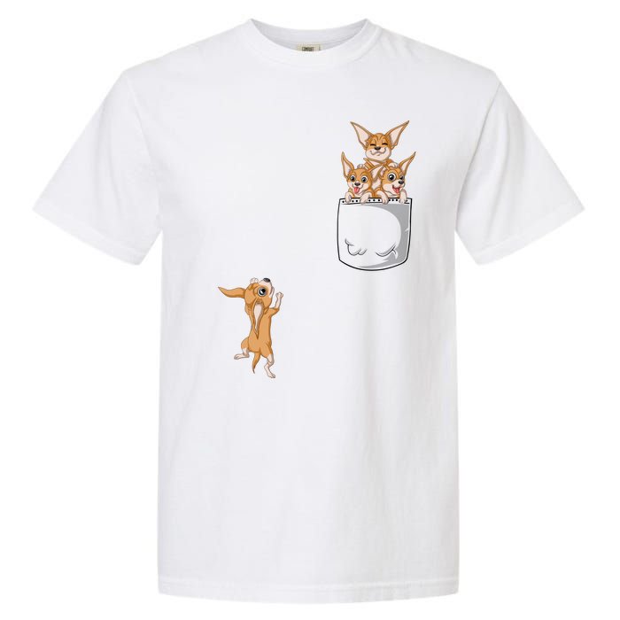 Chihuahua Pocket Garment-Dyed Heavyweight T-Shirt