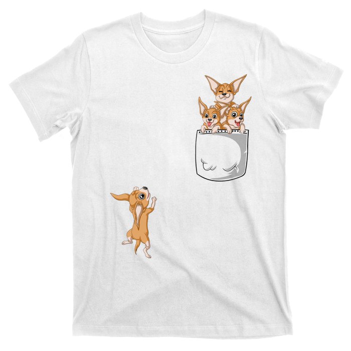 Chihuahua Pocket T-Shirt