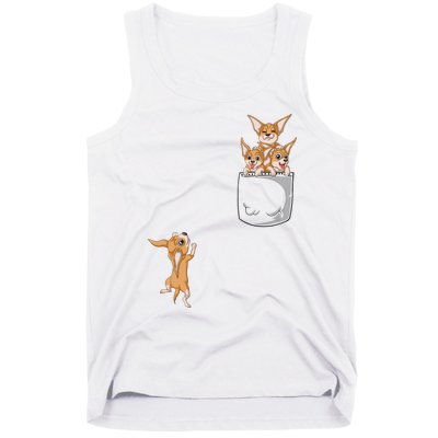 Chihuahua Pocket Tank Top