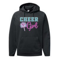 Cheerleader Practice Cheer Girl Wo Cheering Cheerleading Performance Fleece Hoodie